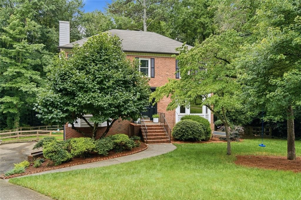 5 bedroom, 4 bathroom, 3,200 sq ft single family residence sold at 1430 Shadowrock Court, Marietta, GA 30062