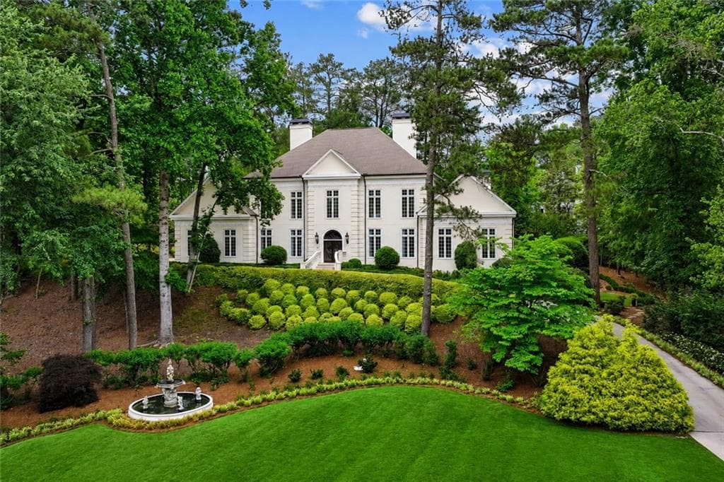 5 bedroom, 7 bathroom, 9,176 sq ft single family residence under contract at 105 Wilderbluff Court, Atlanta, GA 30328
