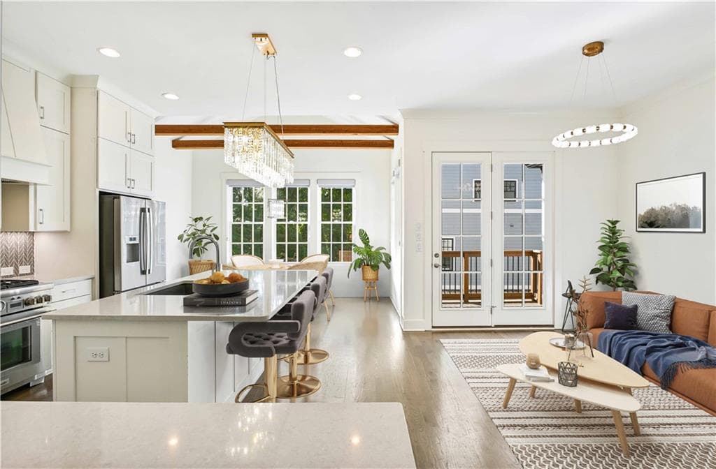 4 bedroom, 5 bathroom, 3,390 sq ft townhouse sold at 980 Memorial Walk, Atlanta, GA 30316