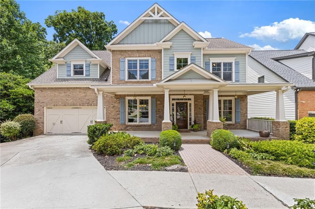 6 bedroom, 5 bathroom, 5,587 sq ft single family residence sold at 4669 Arbor Crest Place, Suwanee, GA 30024