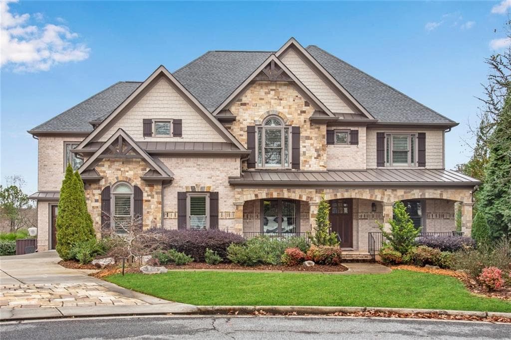 7 bedroom, 8 bathroom, 7,343 sq ft single family residence for sale at 212 Fernwood Place, Woodstock, GA 30188