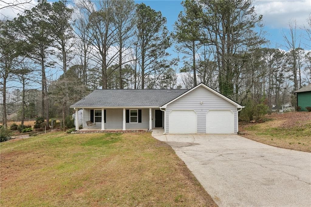 3 bedroom, 2 bathroom, 1,486 sq ft single family residence sold at 5418 Jamestowne Drive, Powder Springs, GA 30127