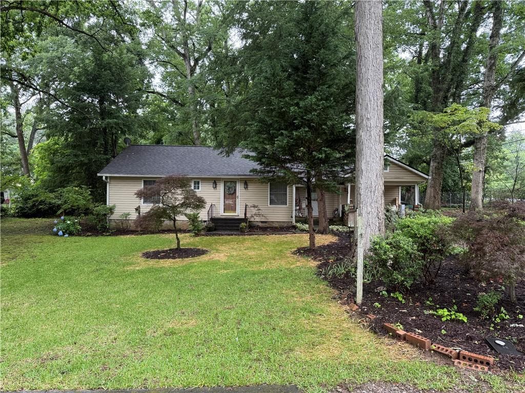 3 bedroom, 2 bathroom, 1,614 sq ft single family residence sold at 1268 Woodland Road, Conyers, GA 30012