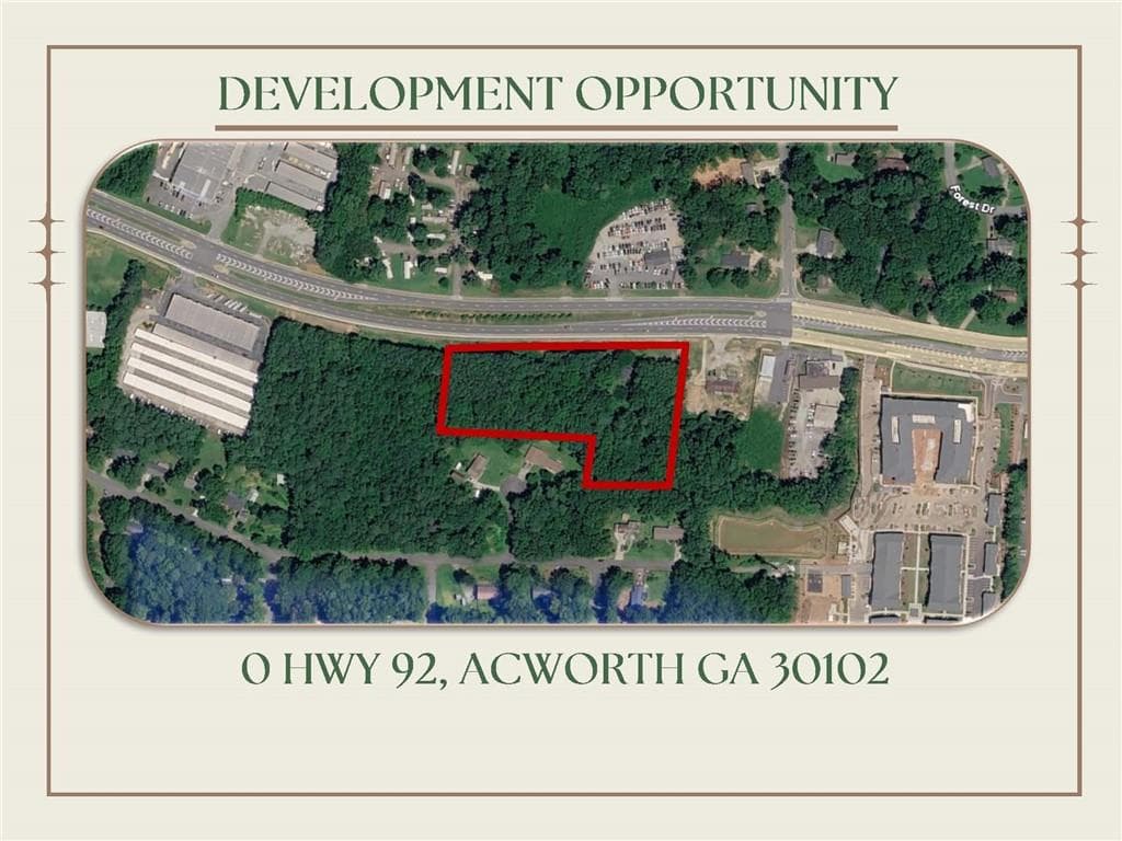 unimproved land for sale at 0 Hwy 92, Acworth, GA 30102