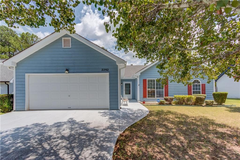 3 bedroom, 2 bathroom, 1,493 sq ft single family residence sold at 2292 Red Rose Lane, Loganville, GA 30052