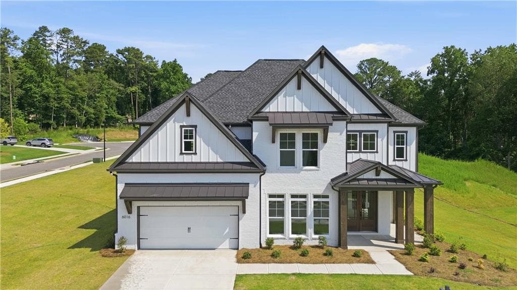 5 bedroom, 5 bathroom, 3,409 sq ft single family residence sold at 6016 Canal Street, Woodstock, GA 30188