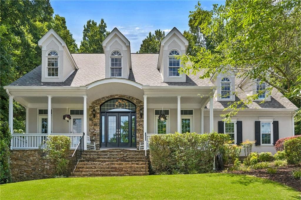 5 bedroom, 6 bathroom, 7,213 sq ft single family residence sold at 9140 Nesbit Lakes Drive, Alpharetta, GA 30022