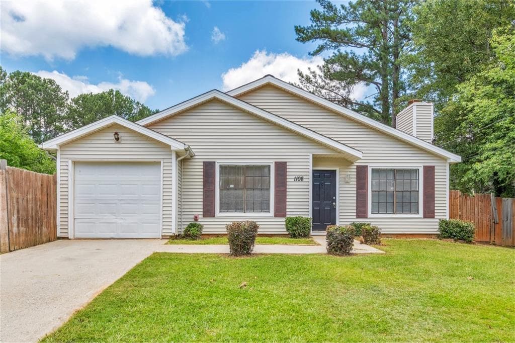 3 bedroom, 2 bathroom, 1,178 sq ft single family residence sold at 1108 Brandon Hill Way, Jonesboro, GA 30238