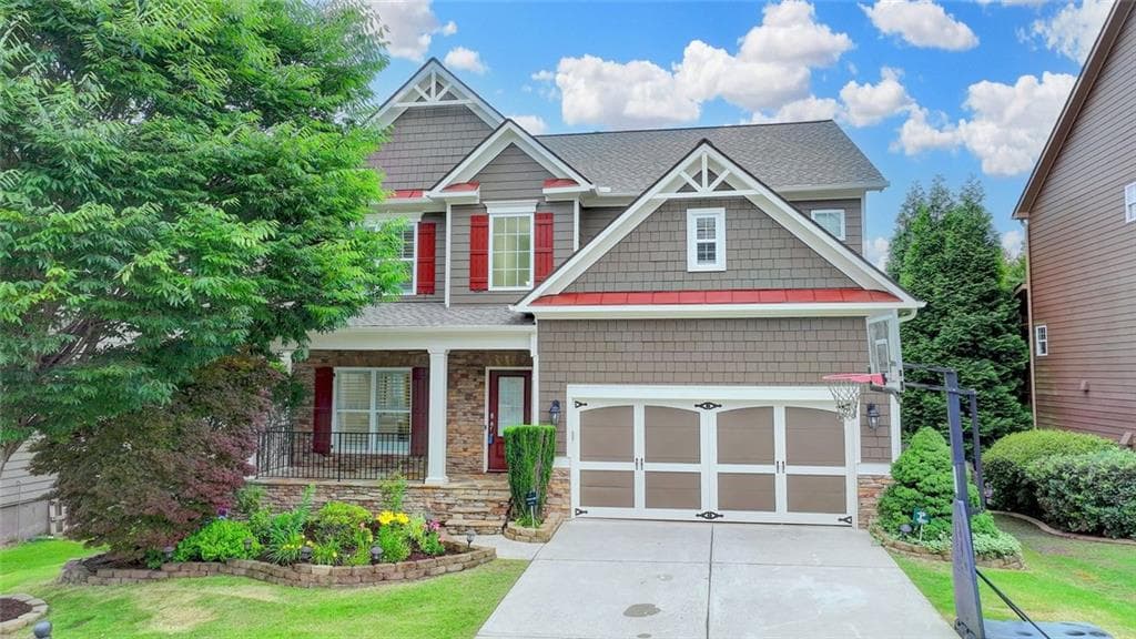 4 bedroom, 4 bathroom, 2,942 sq ft single family residence sold at 4495 Hedgewood Drive, Cumming, GA 30041