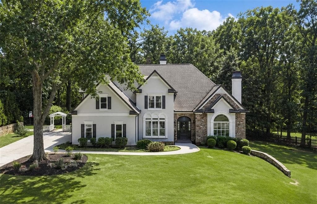 5 bedroom, 5 bathroom, 4,930 sq ft single family residence under contract at 12210 Winding Oak Trail, Alpharetta, GA 30005