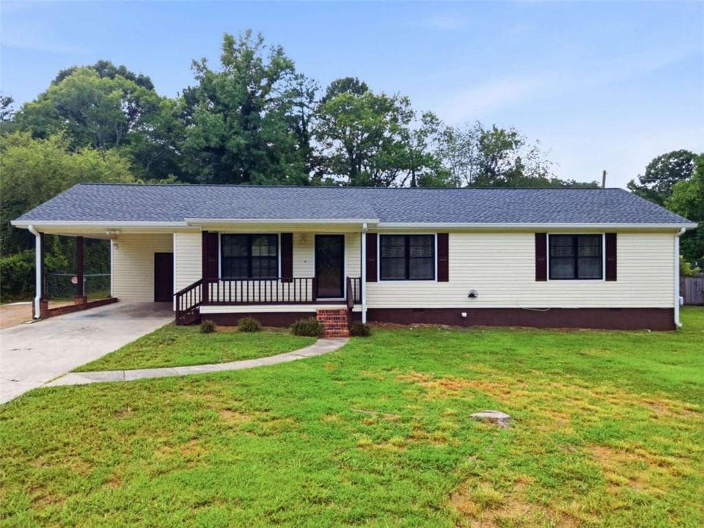3 bedroom, 2 bathroom, 1,329 sq ft single family residence sold at 672 Reeceburg Road, Silver Creek, GA 30173