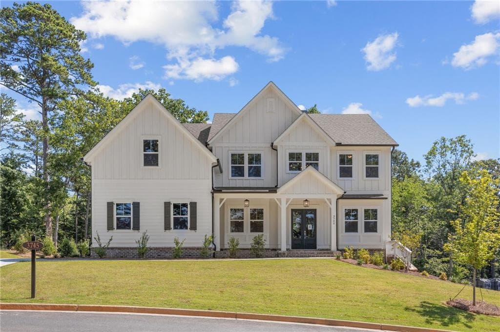 5 bedroom, 5 bathroom, 3,444 sq ft single family residence sold at 3745 Reserve Overlook (#30) Way, Cumming, GA 30041