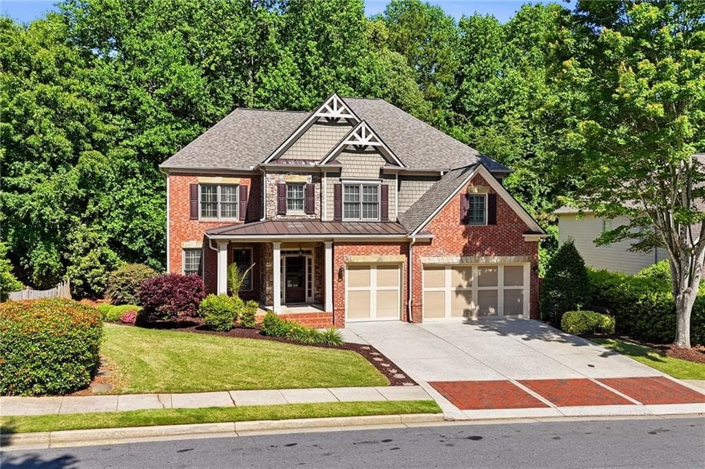 6 bedroom, 5 bathroom, 5,126 sq ft single family residence sold at 1435 Liberty Lane, Cumming, GA 30040