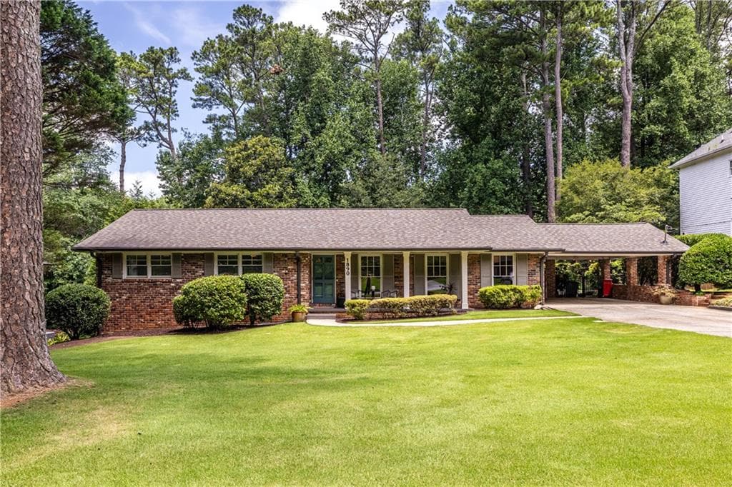 3 bedroom, 2 bathroom, 2,223 sq ft single family residence sold at 1890 Silvastone Drive, Decatur, GA 30033