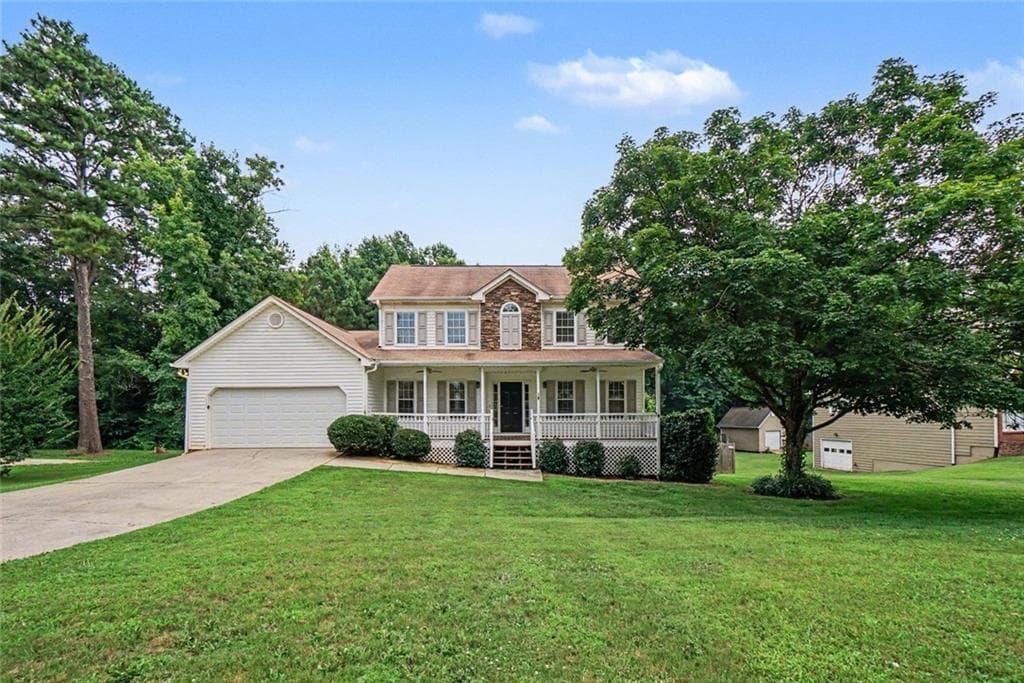4 bedroom, 3 bathroom, 2,103 sq ft single family residence for sale at 5831 Millers Pond Lane, Powder Springs, GA 30127