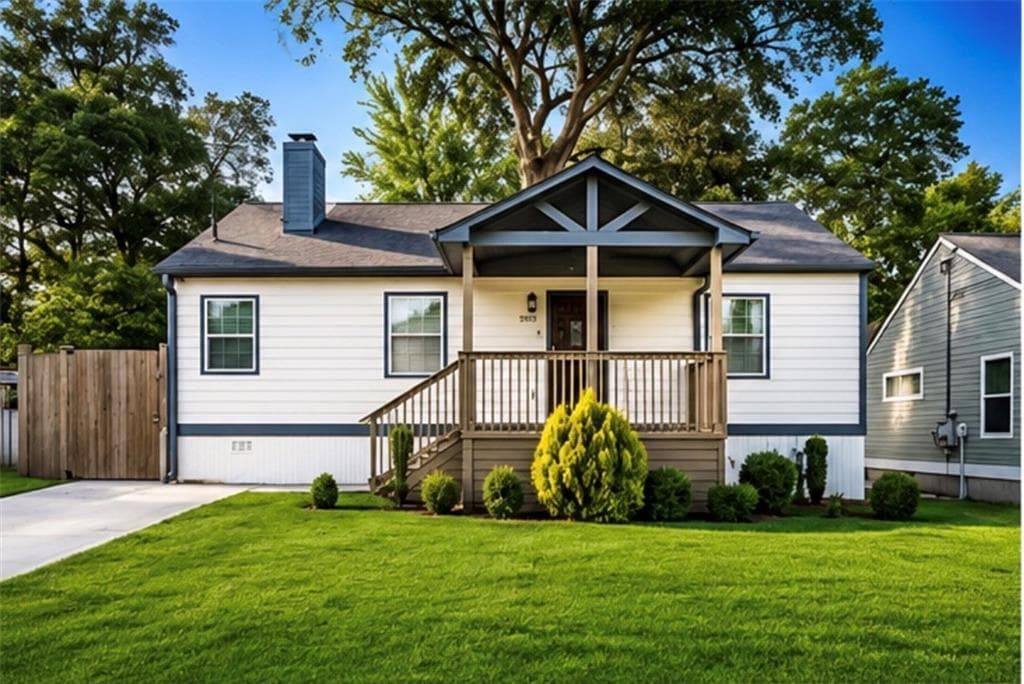2 bedroom, 2 bathroom, 1,100 sq ft single family residence sold at 1322 Gus Thornhill Jr Drive, Atlanta, GA 30344
