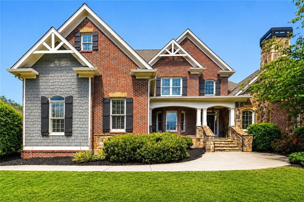 5 bedroom, 6 bathroom, 6,019 sq ft single family residence sold at 3451 Falls Branch Court, Buford, GA 30519