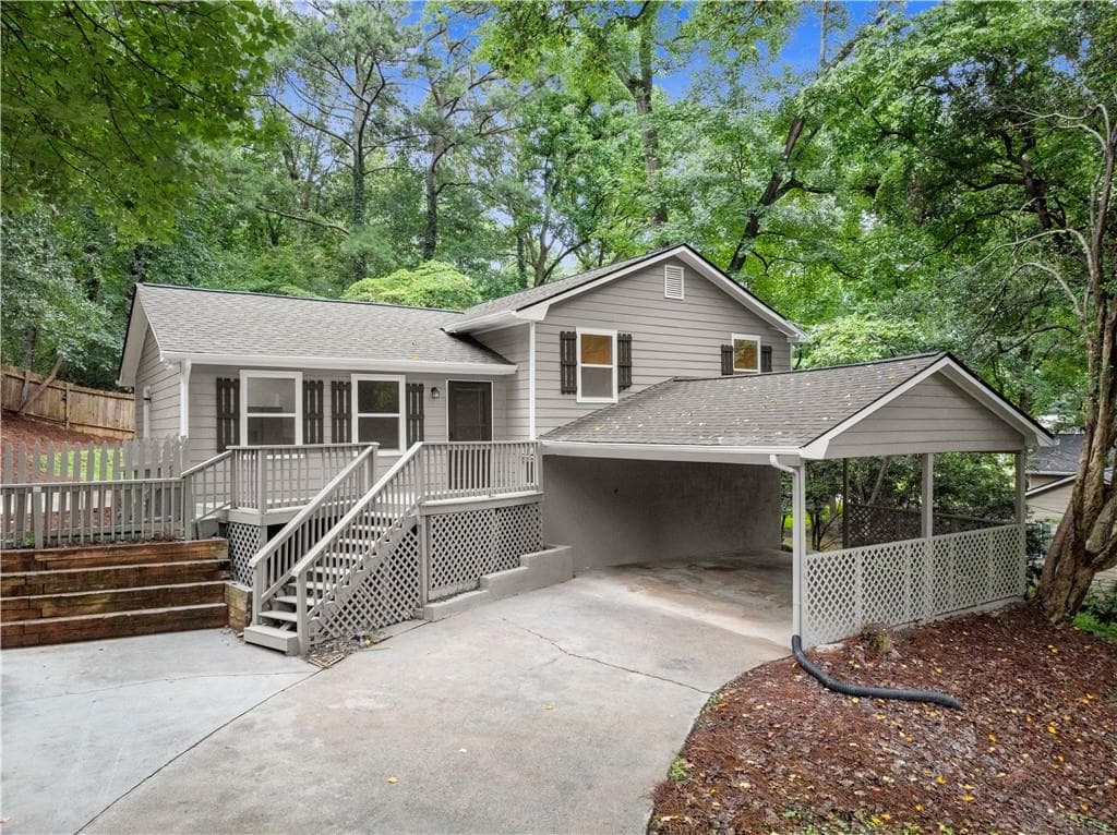 4 bedroom, 2 bathroom, 1,709 sq ft single family residence for sale at 3405 Romulus Drive, Duluth, GA 30097