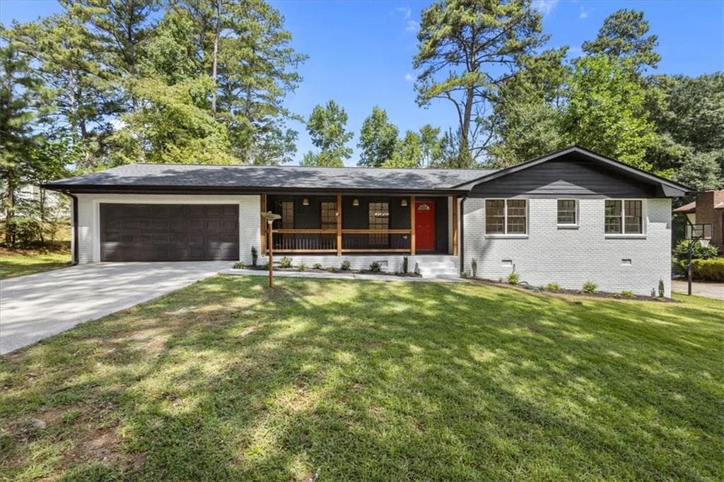 4 bedroom, 3 bathroom, 1,688 sq ft single family residence for sale at 5125 Flakes Mill Road, Ellenwood, GA 30294