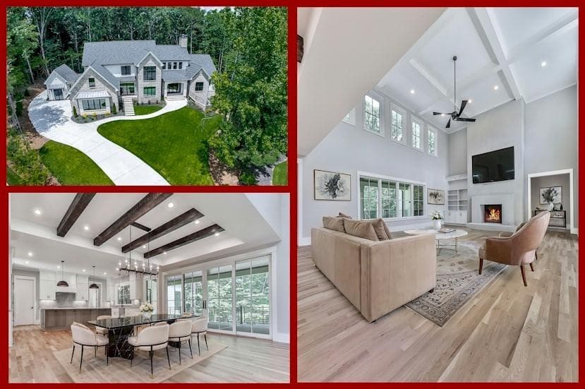 4 bedroom, 5 bathroom, 8,588 sq ft single family residence for sale at 250 Hawks Lake Drive, Ball Ground, GA 30107