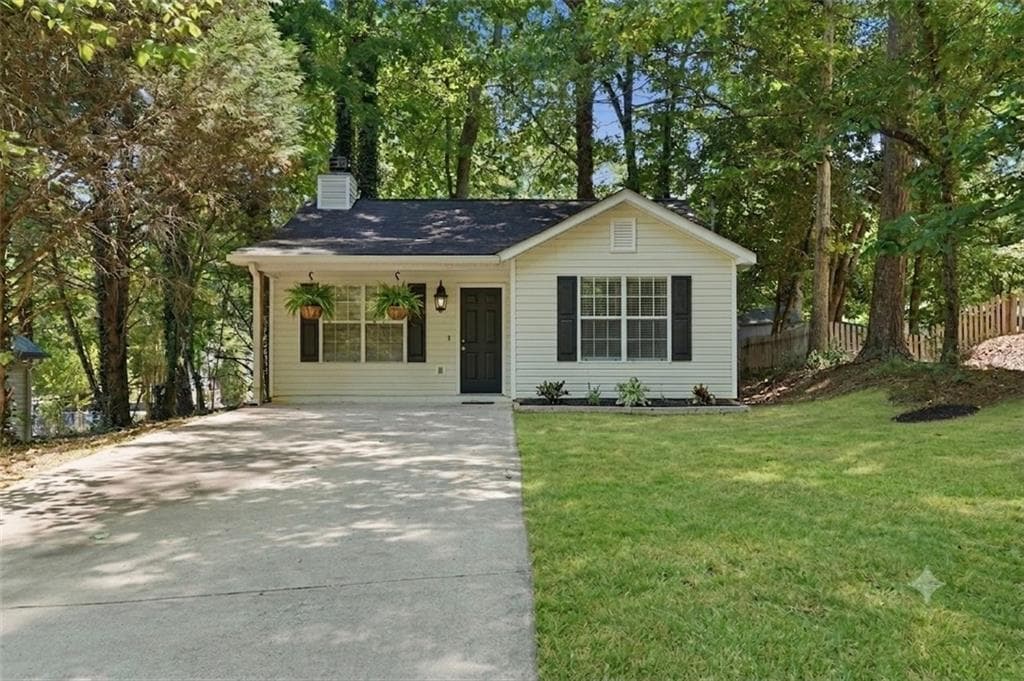 2 bedroom, 1 bathroom, 836 sq ft single family residence under contract at 2655 Impala Drive, Cumming, GA 30041