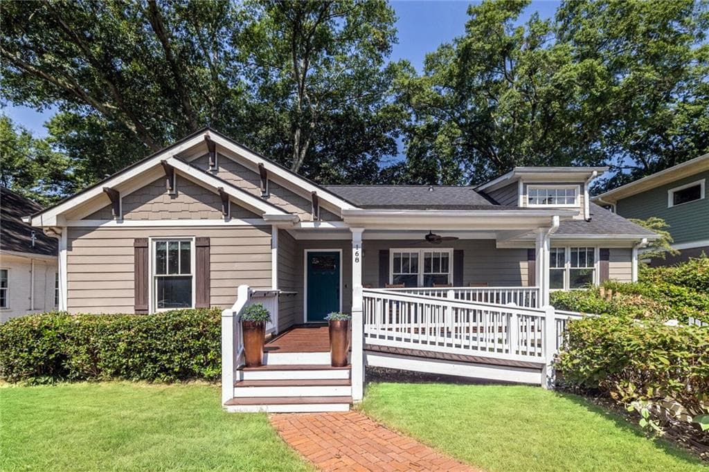 4 bedroom, 2 bathroom, 2,100 sq ft single family residence sold at 168 Mellrich Avenue, Atlanta, GA 30317