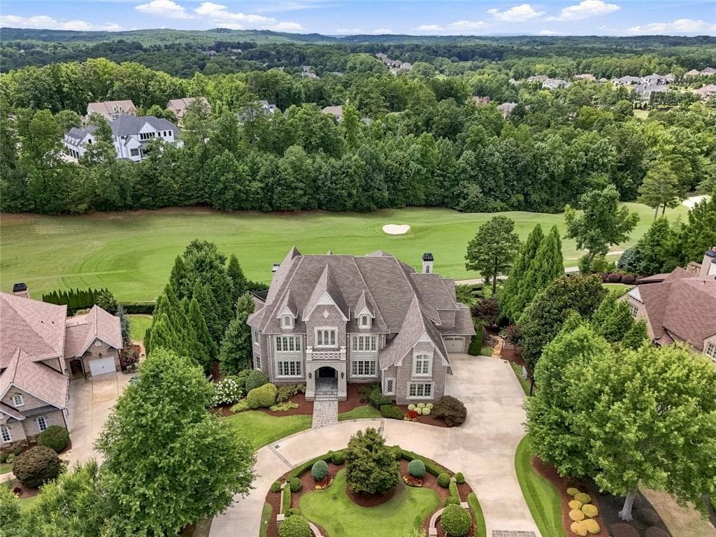 6 bedroom, 8 bathroom, 10,500 sq ft single family residence sold at 3214 Watsons Bend, Milton, GA 30004