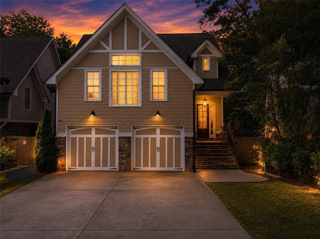 6 bedroom, 6 bathroom, 7,163 sq ft single family residence sold at 1041 Pine Grove Avenue, Atlanta, GA 30319