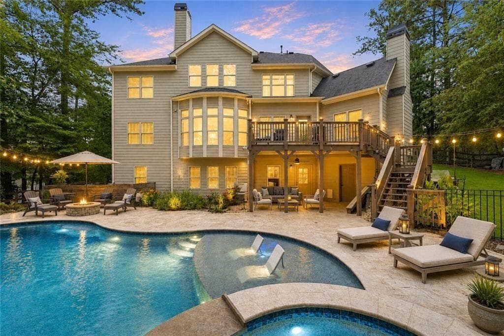 6 bedroom, 5 bathroom, 4,748 sq ft single family residence sold at 6234 Eagles Crest Drive, Acworth, GA 30101