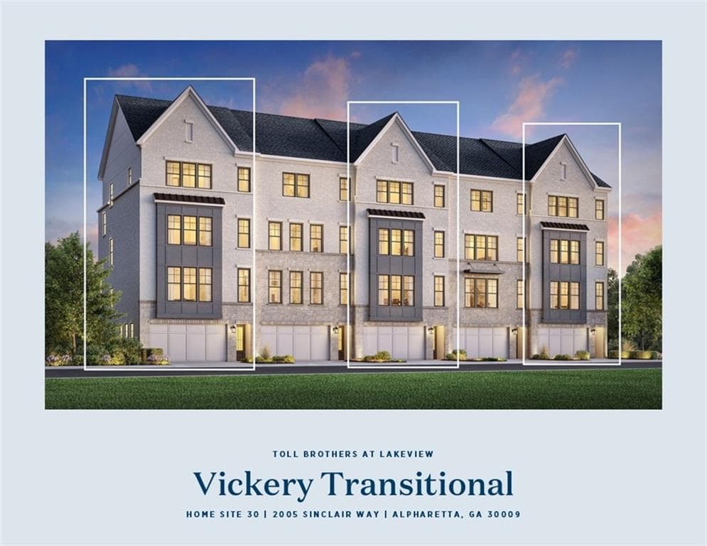 3 bedroom, 5 bathroom, 3,700 sq ft townhouse under contract at 2005 Sinclair Way, Alpharetta, GA 30009