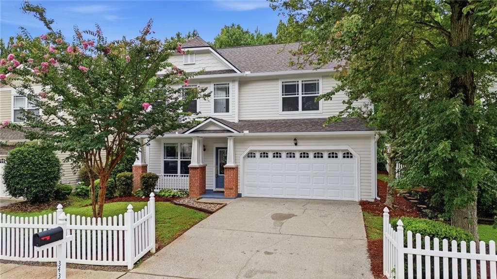 4 bedroom, 3 bathroom, 2,128 sq ft single family residence for sale at 3434 Old Towne Lane, Cumming, GA 30040