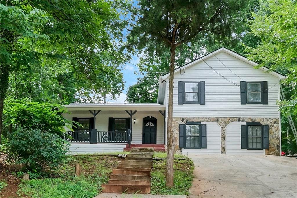 4 bedroom, 2 bathroom, 2,304 sq ft single family residence for sale at 4960 Cold Springs Drive, Lilburn, GA 30047