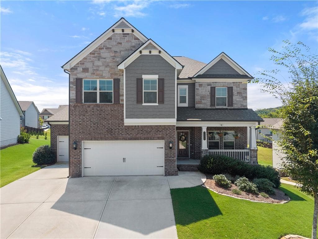 5 bedroom, 4 bathroom, 3,013 sq ft single family residence for sale at 7129 Birch View Court, Flowery Branch, GA 30542