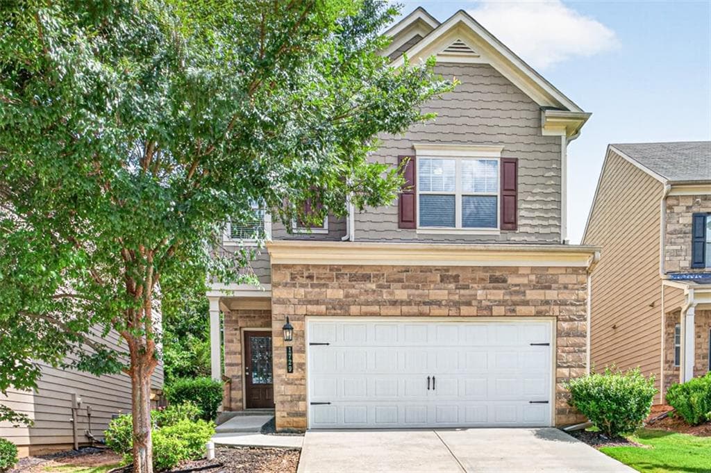 4 bedroom, 3 bathroom, 2,345 sq ft single family residence for sale at 1729 Charcoal Ives Road, Lawrenceville, GA 30045