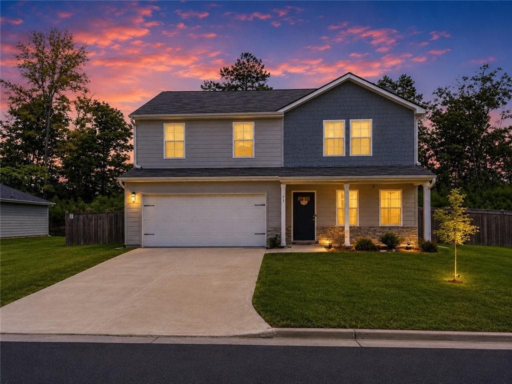 4 bedroom, 3 bathroom, 1,808 sq ft single family residence sold at 93 Oxford Lane, Kingston, GA 30145