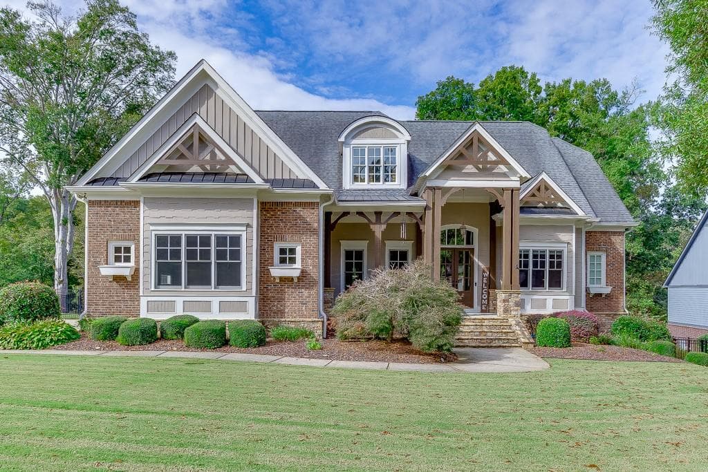 5 bedroom, 4 bathroom, 4,600 sq ft single family residence for sale at 411 Meadow Lake Terrace Road, Hoschton, GA 30548