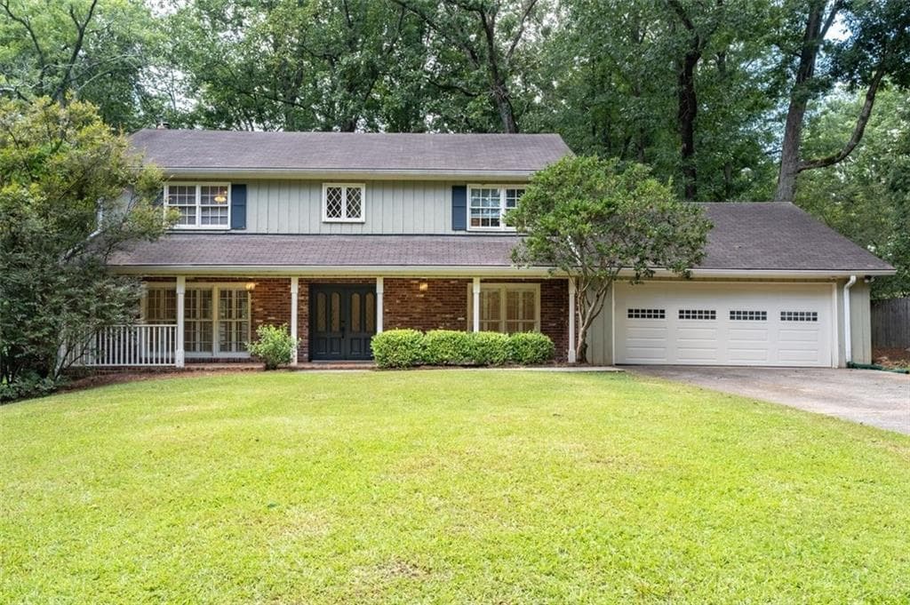 4 bedroom, 3 bathroom, 2,707 sq ft single family residence for sale at 7140 Duncourtney Drive, Sandy Springs, GA 30328