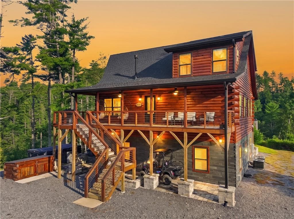 5 bedroom, 4 bathroom, 3,151 sq ft single family residence for sale at 643 Woodstone Trail, Ellijay, GA 30540