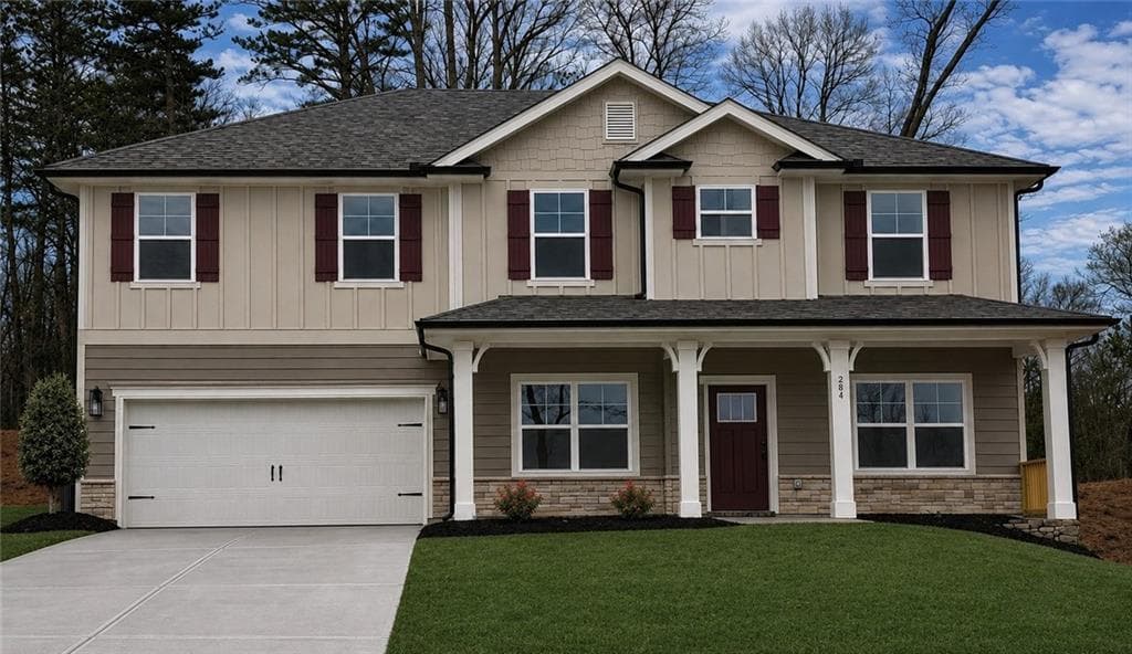 5 bedroom, 4 bathroom, 2,913 sq ft single family residence for sale at 1494 Anderson Valley Drive, Snellville, GA 30039