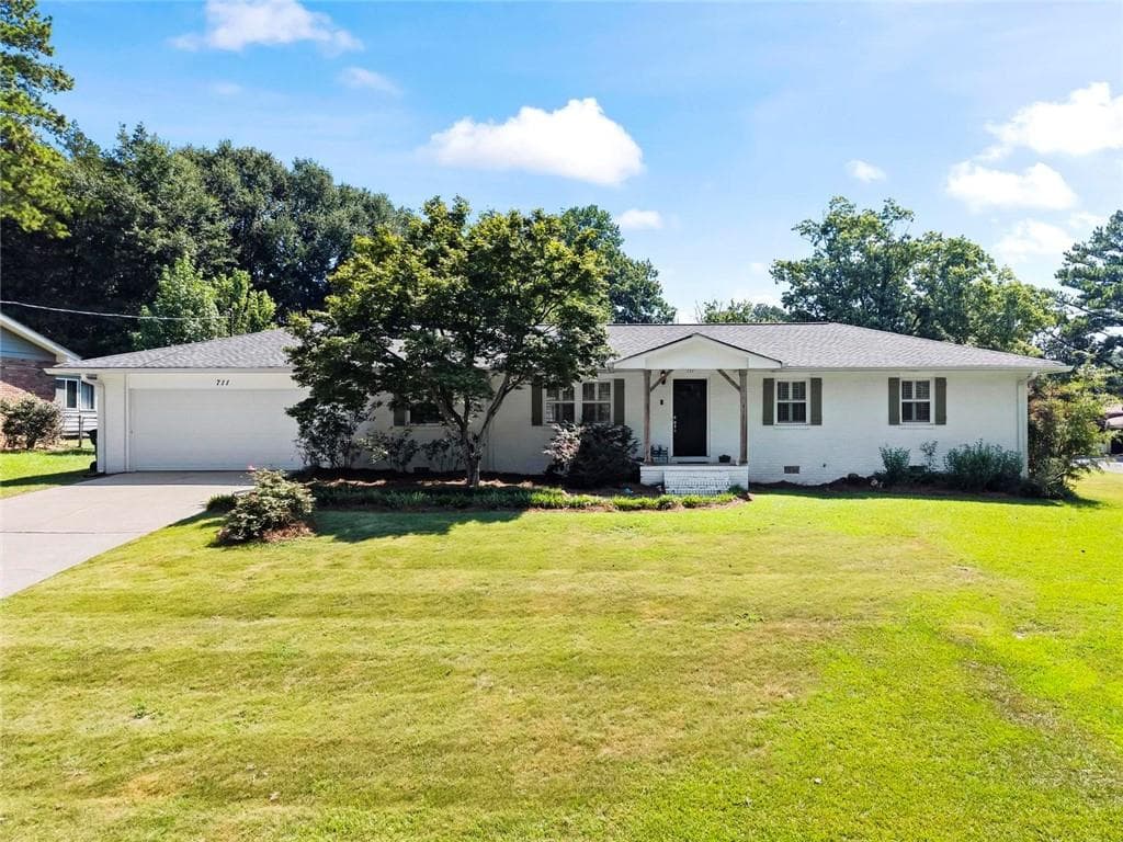 3 bedroom, 2 bathroom, 1,482 sq ft single family residence under contract at 711 Forest Ridge Drive, Marietta, GA 30067