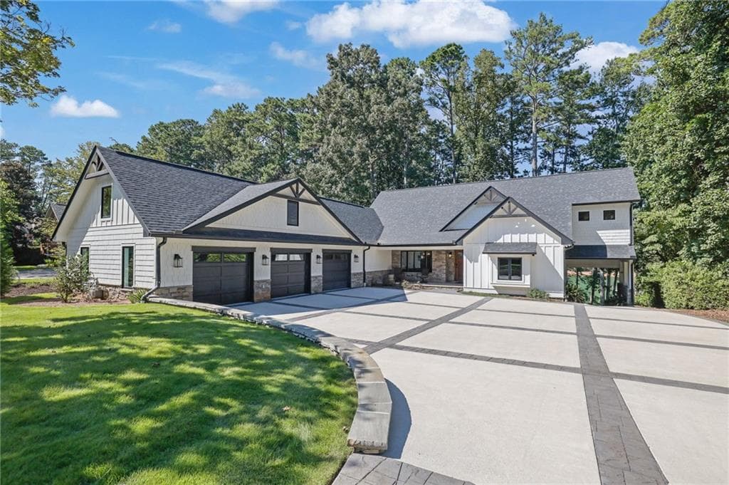 4 bedroom, 6 bathroom, 7,159 sq ft single family residence under contract at 3275 Lanier Beach South Road, Cumming, GA 30041