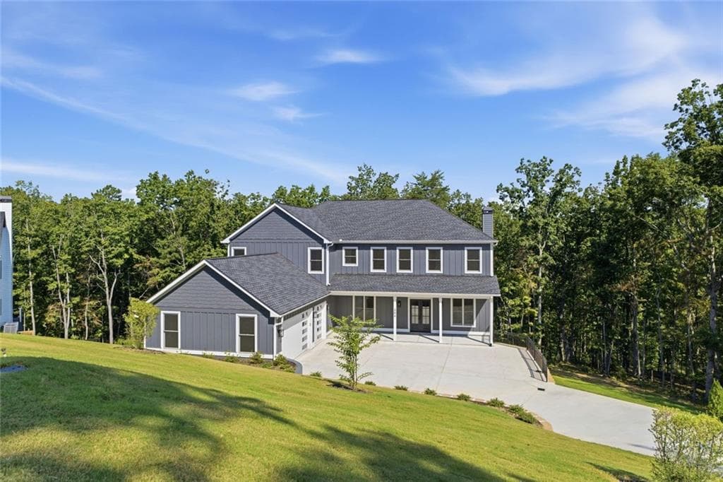 7 bedroom, 6 bathroom, 5,550 sq ft single family residence for sale at 394 Settlers Ridge Drive, Ball Ground, GA 30107