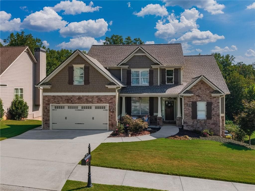 4 bedroom, 4 bathroom, 3,498 sq ft single family residence under contract at 106 N Mountain Brooke Drive, Ball Ground, GA 30107