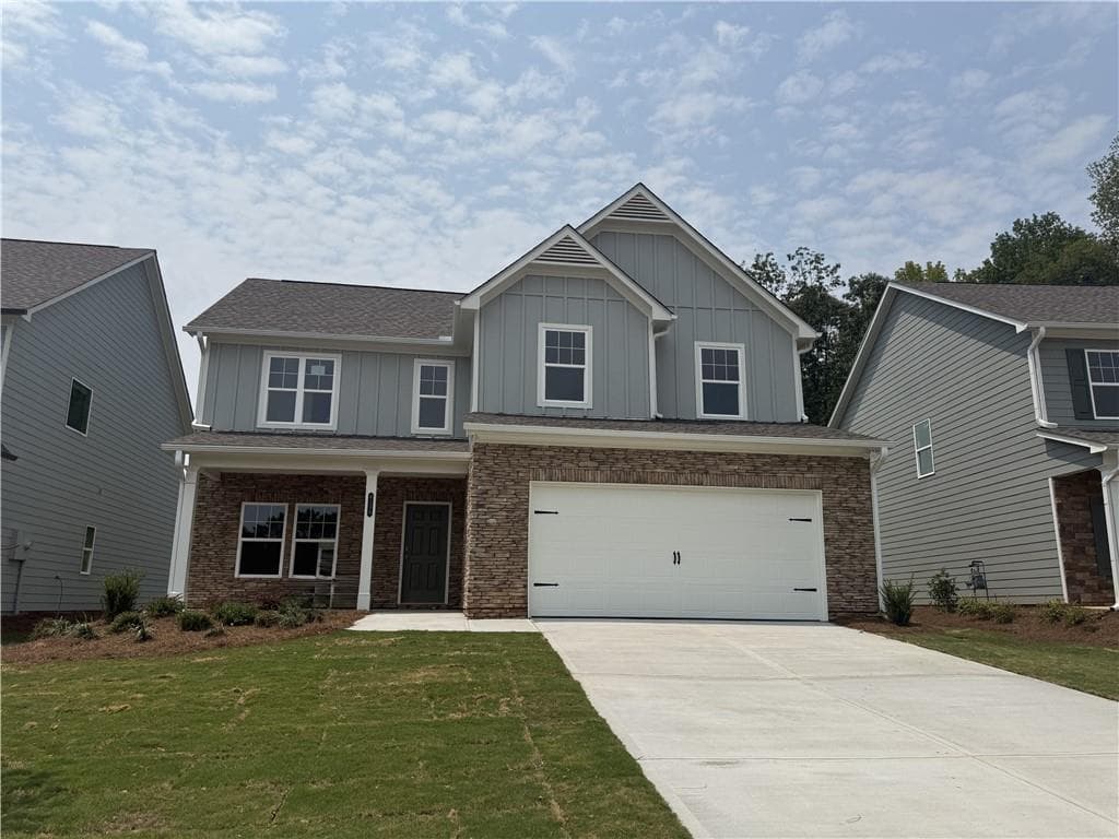 4 bedroom, 3 bathroom, 2,024 sq ft single family residence under contract at 4134 Eberly Way, Flowery Branch, GA 30542