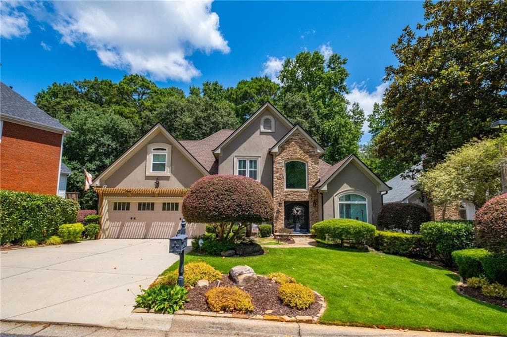 5 bedroom, 5 bathroom, 3,372 sq ft single family residence under contract at 4850 Haydens Walk Drive, Johns Creek, GA 30022