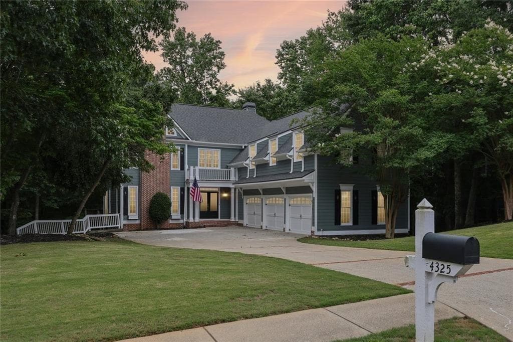 4 bedroom, 4 bathroom, 4,020 sq ft single family residence for sale at 4325 Little Falls Drive, Cumming, GA 30041