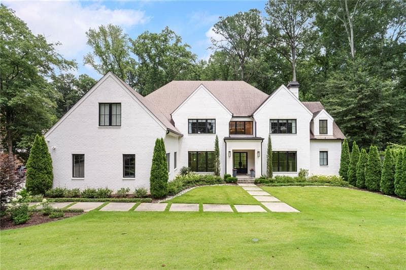 7 bedroom, 8 bathroom single family residence for sale at 4847 Lake Forrest Drive, Sandy Springs, GA 30342