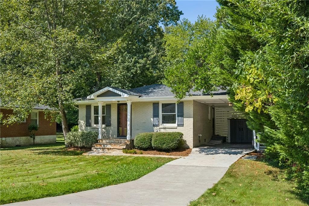 3 bedroom, 2 bathroom, 1,289 sq ft single family residence for sale at 2316 Poplar Springs Drive, Atlanta, GA 30319