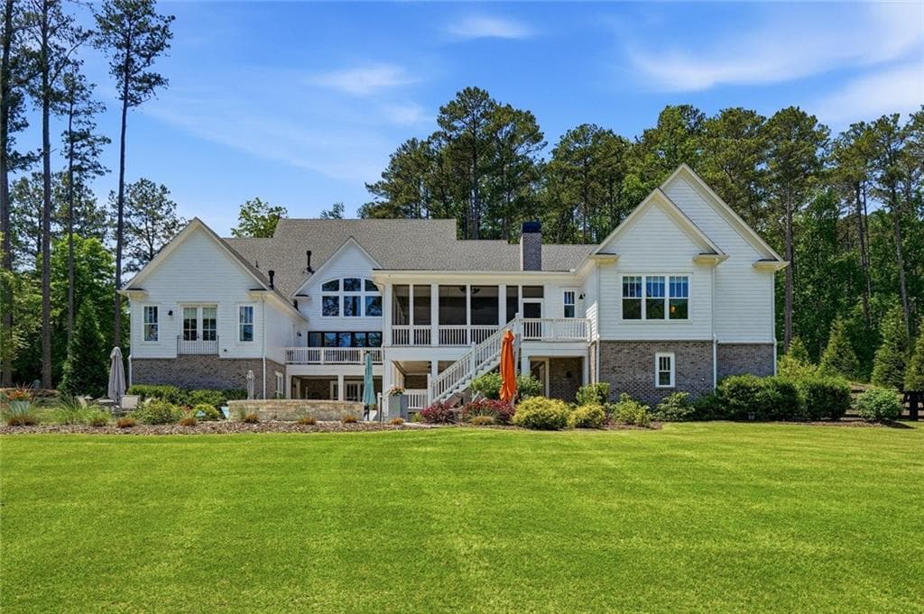 6 bedroom, 8 bathroom, 8,346 sq ft single family residence for sale at 1570 Redd Road, Milton, GA 30004