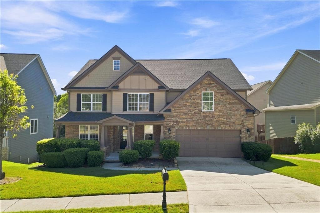 5 bedroom, 5 bathroom, 5,968 sq ft single family residence for sale at 3430 Park Glenn Lane, Snellville, GA 30078